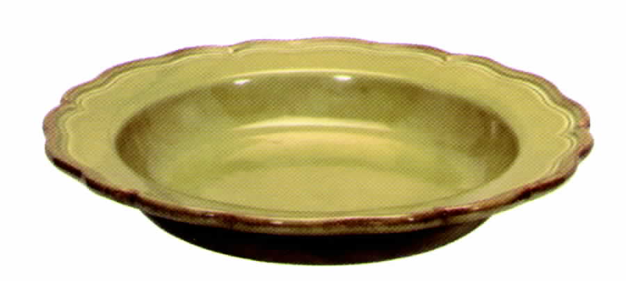 Villa Antica Sage (Green) 9" Soup/Pasta Bowl by Presenttense-1