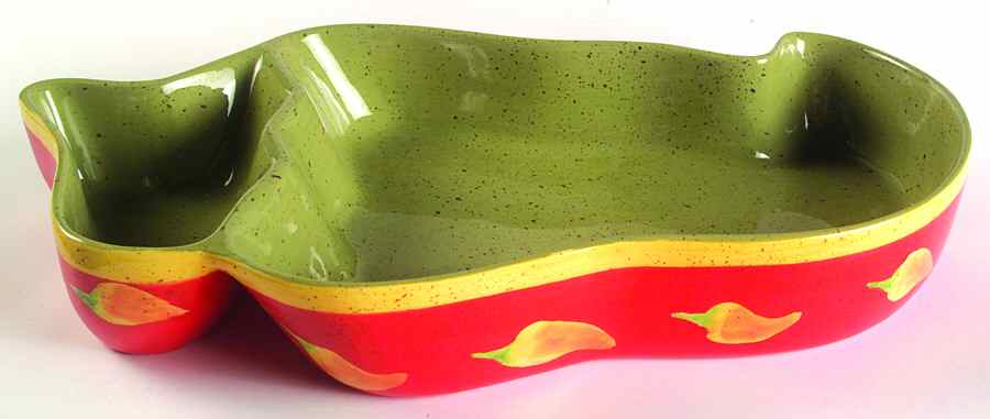 Sedona 1 Piece Figural Chip and Dip by Pfaltzgraff-1
