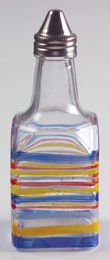 Sedona Glassware Oil Cruet/Shaker with Metal  Lid by Pfaltzgraff-1