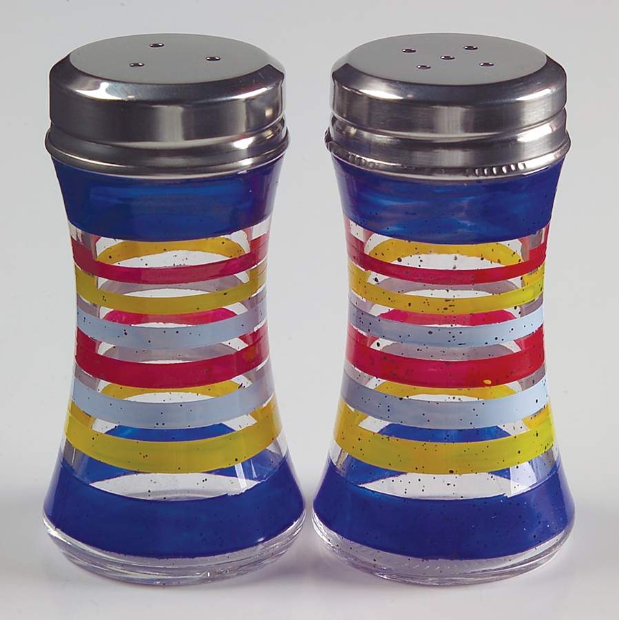 Sedona Glassware Salt and Pepper Set by Pfaltzgraff-1