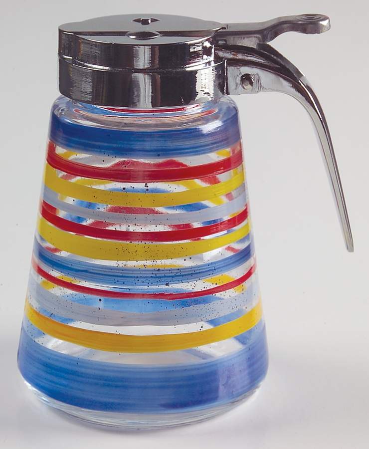 Sedona Glassware Syrup & Metal Lid by Pfaltzgraff-1