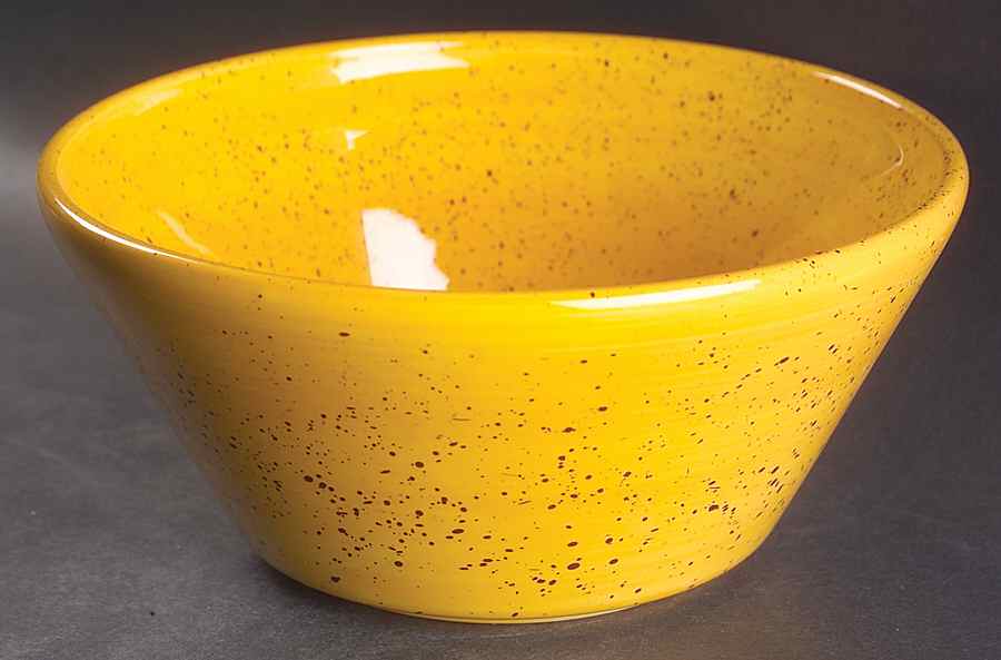 Sedona Solid Gold 9" Round Vegetable Bowl by Pfaltzgraff-1