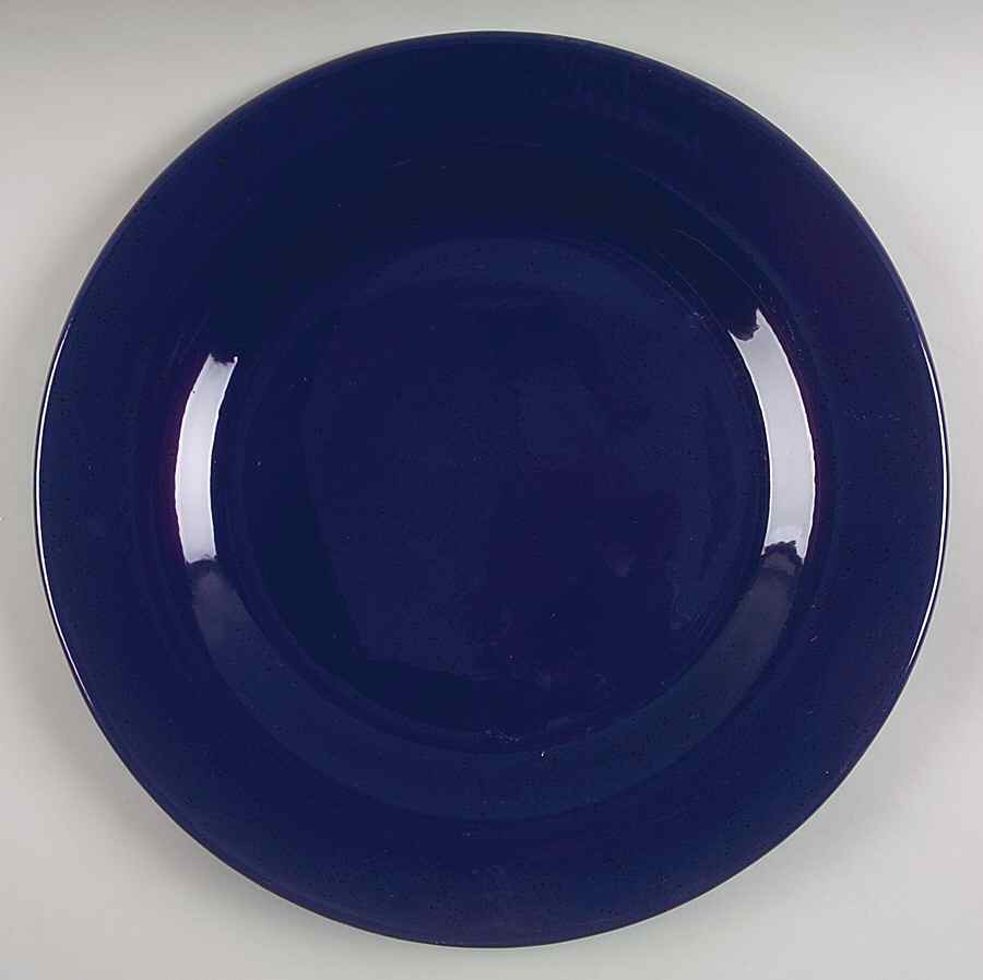 Sedona Solid Navy (Blue) 14" Chop Plate (Round Platter) by Pfaltzgraff-1