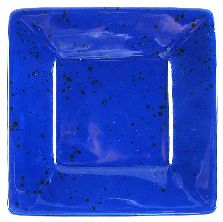 Sedona Solid Navy (Blue) Finger Food Plate by Pfaltzgraff-1