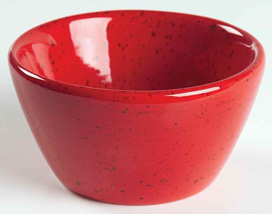 Sedona Solid Red Dessert Bowl by Pfaltzgraff-1