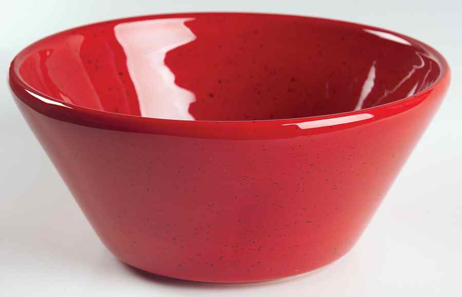 Sedona Solid Red 9" Round Vegetable Bowl by Pfaltzgraff-1