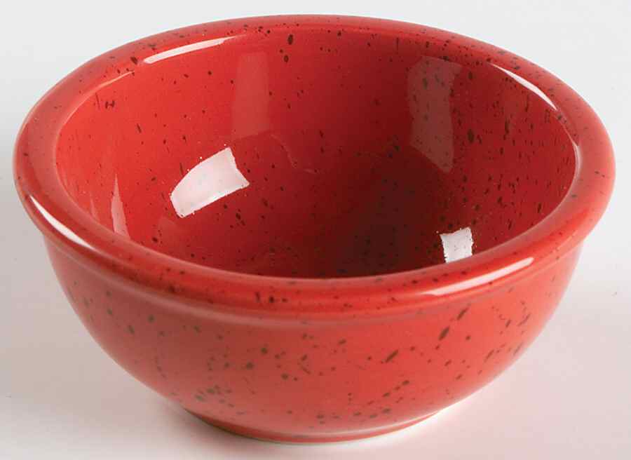 Sedona Solid Red Spice Cellar-Pinch Bowl by Pfaltzgraff-1