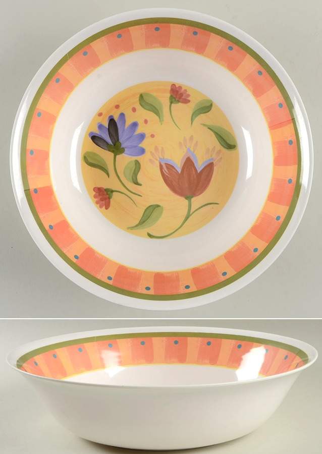 Napoli (Stoneware) Large Melamine Serving Bowl by Pfaltzgraff-1