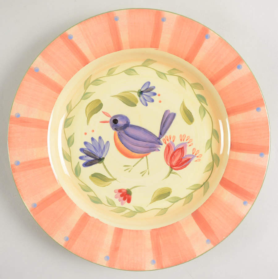 Napoli (Stoneware) Accent Luncheon Plate by Pfaltzgraff-1