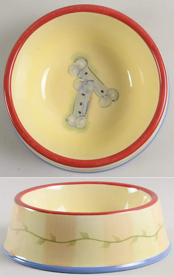 Napoli (Stoneware) Pet Bowl by Pfaltzgraff-1