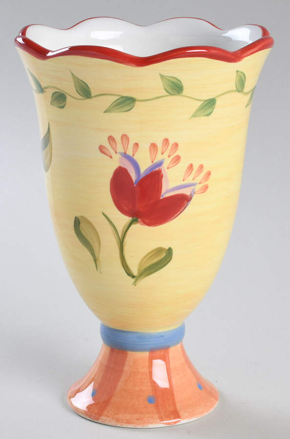 Napoli (Stoneware) 7" Vase by Pfaltzgraff-1