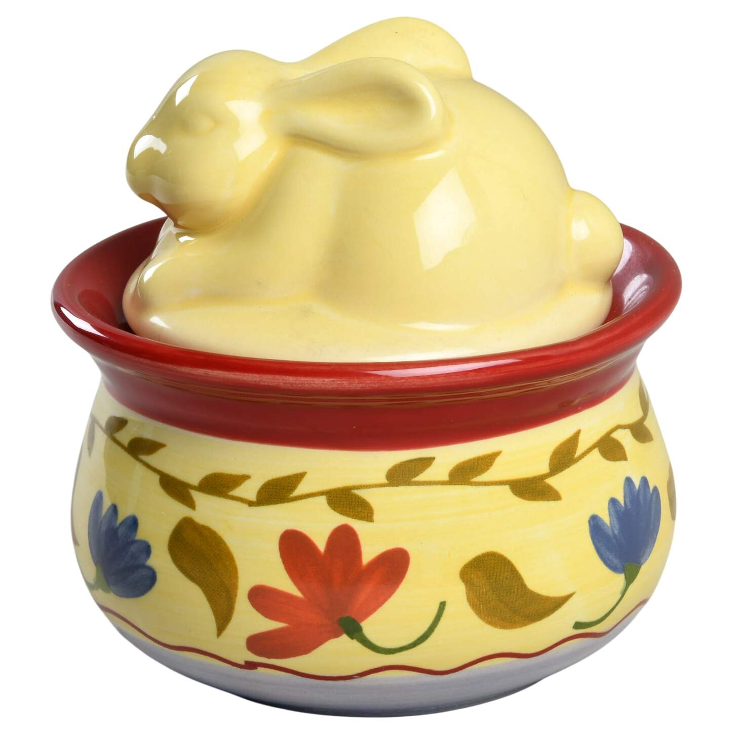 Napoli (Stoneware) Figural Candy Box & Lid by Pfaltzgraff-1