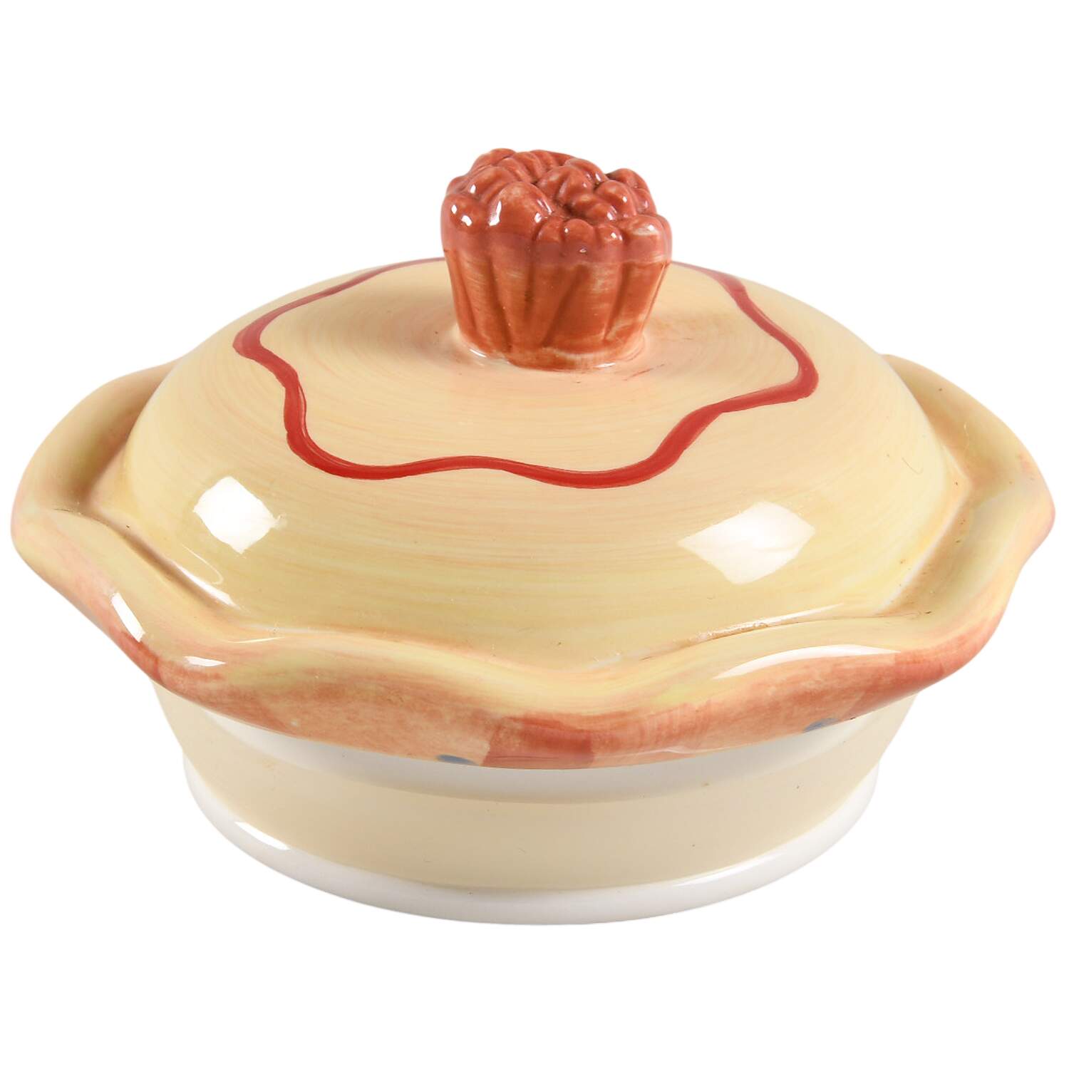 Napoli (Stoneware) Lid for Small Canister by Pfaltzgraff-1