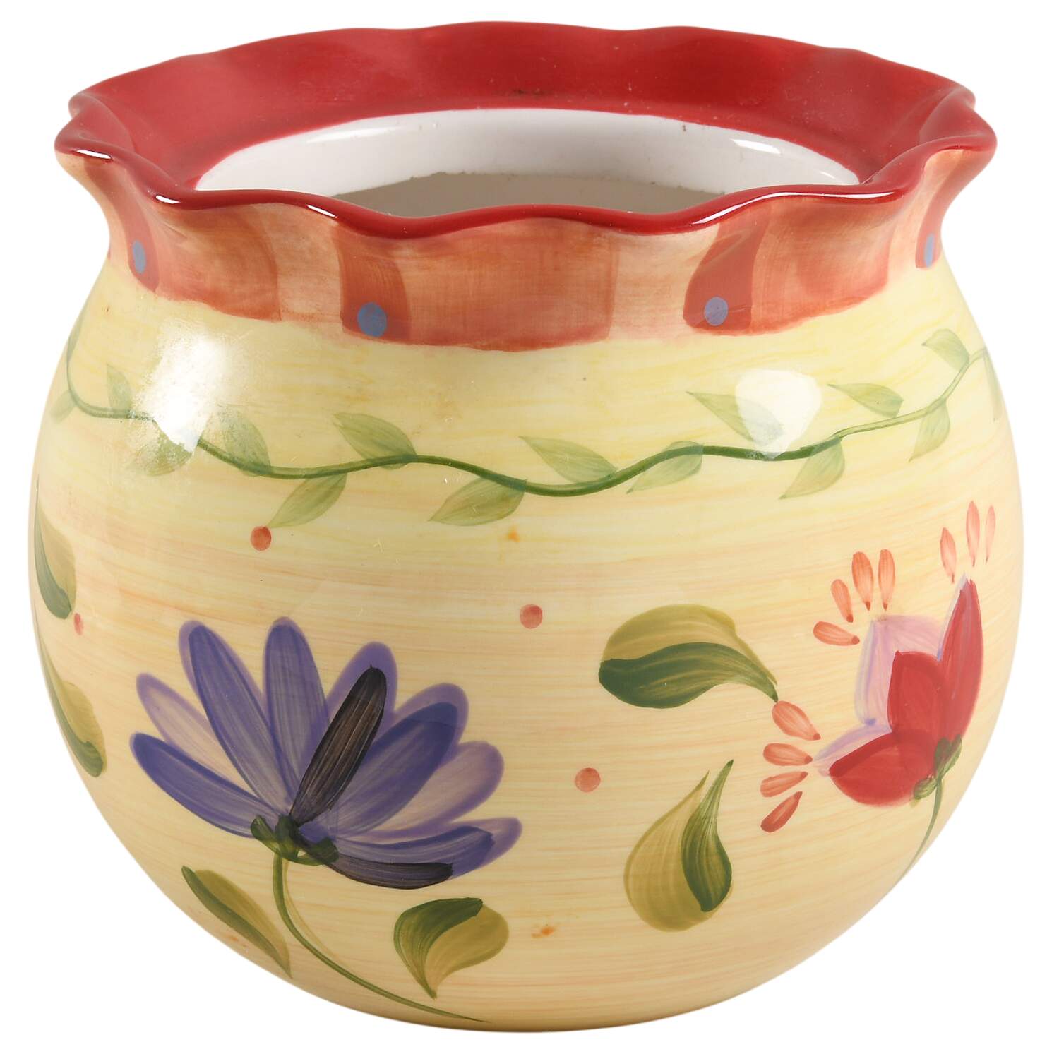 Napoli (Stoneware) Small Canister No Lid by Pfaltzgraff-1