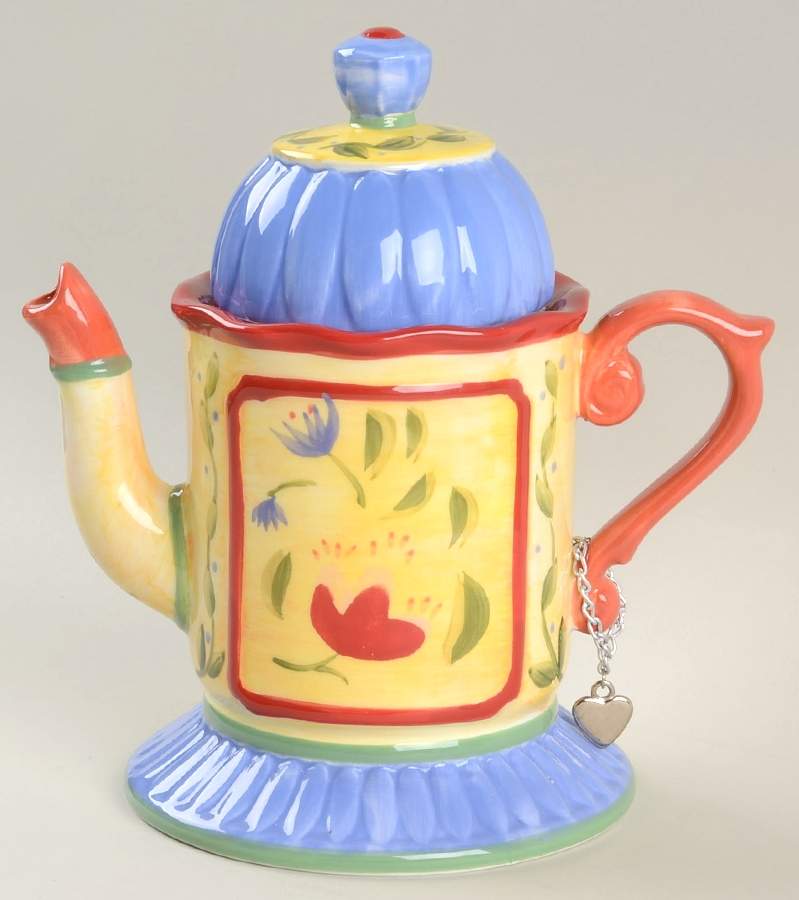 Napoli (Stoneware) Mini Coffee Pot & Lid by Pfaltzgraff-1