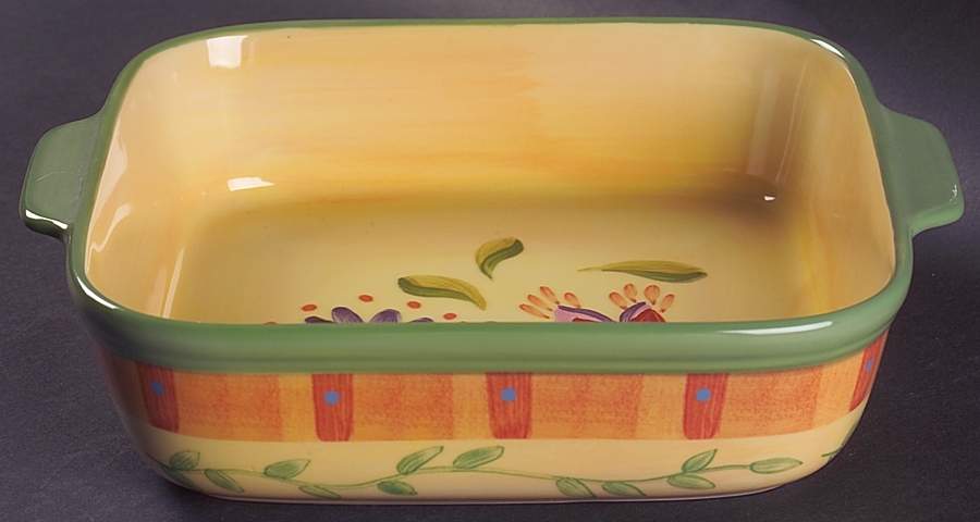 Napoli (Stoneware) 8" Square Baker by Pfaltzgraff-1