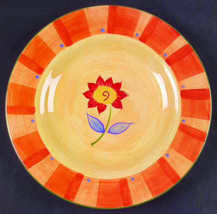 Napoli (Stoneware) Luncheon Plate by Pfaltzgraff-1