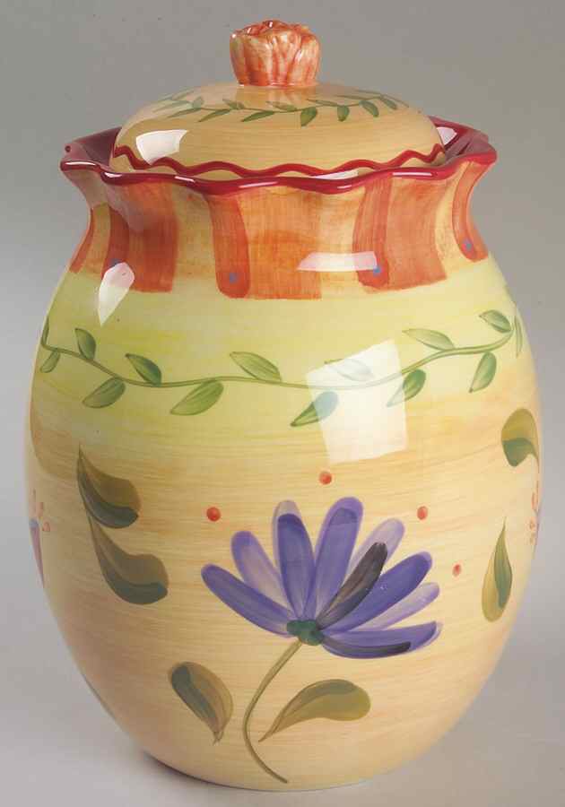 Napoli (Stoneware) Large Canister & Lid by Pfaltzgraff-1