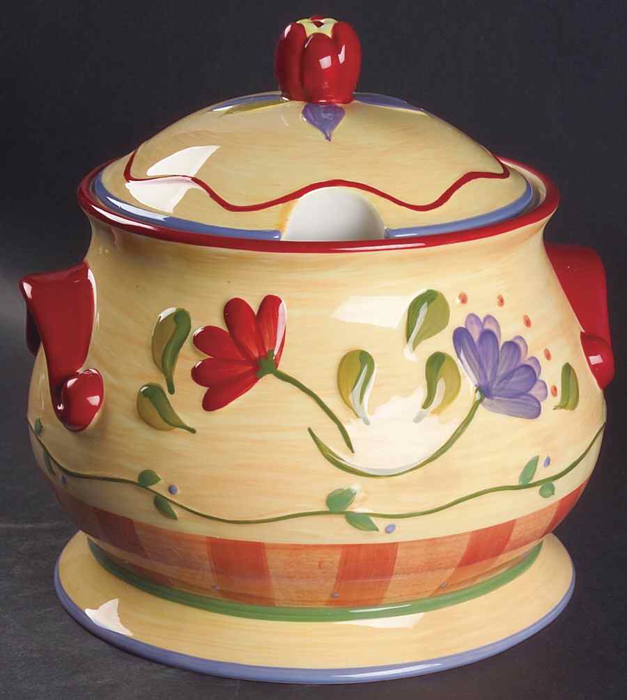 Napoli (Stoneware) Tureen &  Lid by Pfaltzgraff-1