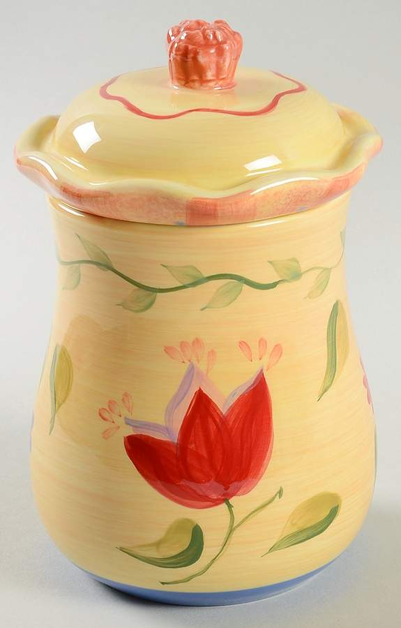 Napoli (Stoneware) Small Canister & Lid by Pfaltzgraff-1