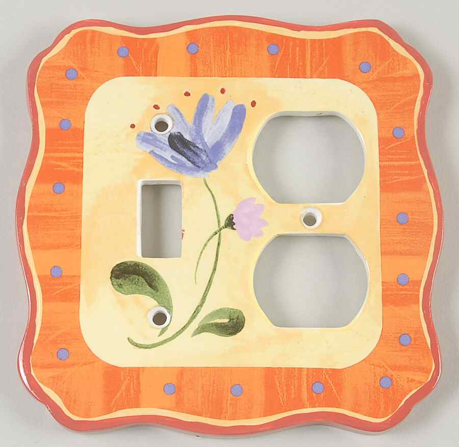 Napoli (Stoneware) Combination Switchplate-Outlet Cover by Pfaltzgraff-1