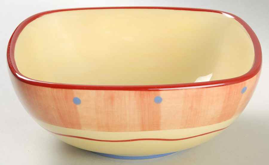 Napoli (Stoneware) 5" Individual Square Salad Bowl by Pfaltzgraff-1