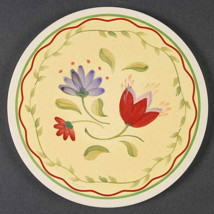 Napoli (Stoneware) Round Cork Back Trivet by Pfaltzgraff-1