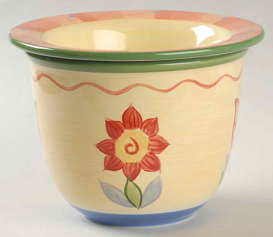 Napoli (Stoneware) Dip Cooler Set-(Dip Bowl &Icer by Pfaltzgraff-1