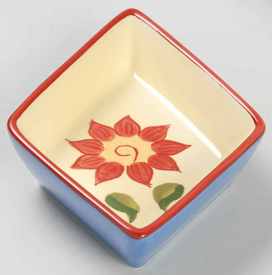 Napoli (Stoneware) Individual 5 Section Star Shaped Dish by Pfaltzgraff-1