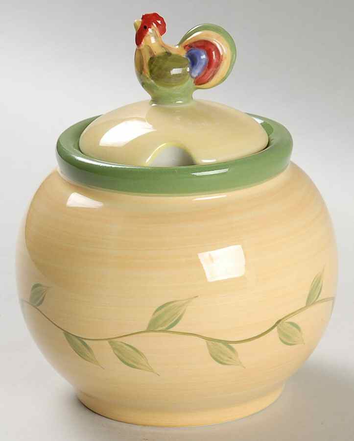 Napoli (Stoneware) Sugar Bowl & Lid by Pfaltzgraff-1