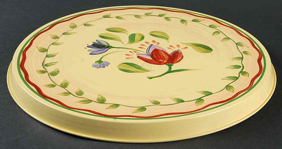 Napoli (Stoneware) 10" Individual Tin Round Stove Cover by Pfaltzgraff-1