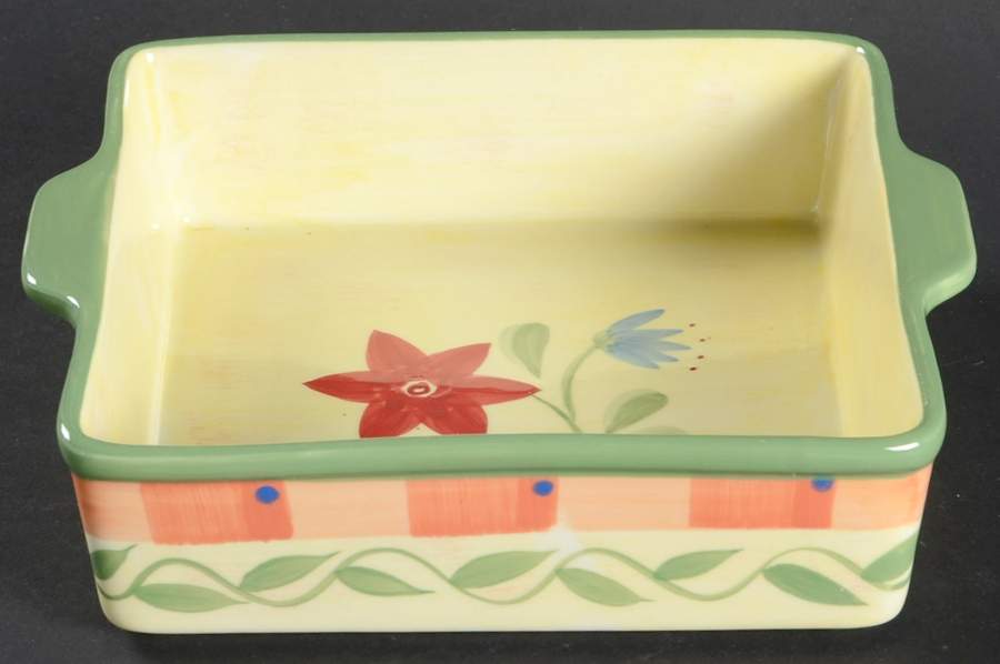 Napoli (Stoneware) 7" Square Baker by Pfaltzgraff-1