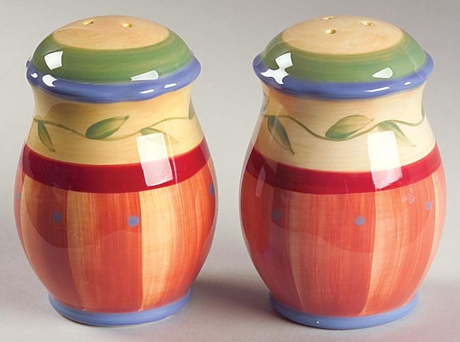 Napoli (Stoneware) Salt & Pepper Set by Pfaltzgraff-1