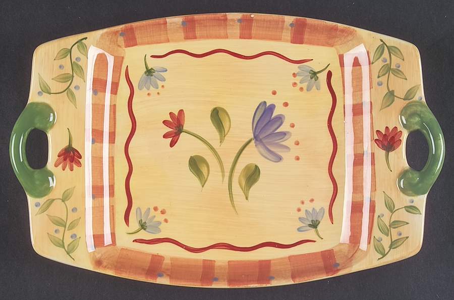 Napoli (Stoneware) 10" Rectangular Serving Platter by Pfaltzgraff-1