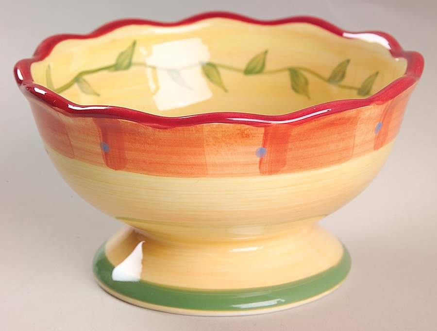 Napoli (Stoneware) Fruit/Dessert (Sauce) Bowl by Pfaltzgraff-1