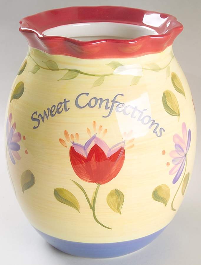 Napoli (Stoneware) Cookie Jar No Lid by Pfaltzgraff-1