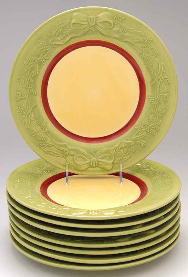 Pistoulet Holiday Dinner Plate - Set of 8 by Pfaltzgraff-1