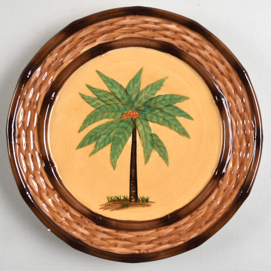 Palm Tree Salad Plate by Pacific Rim-1