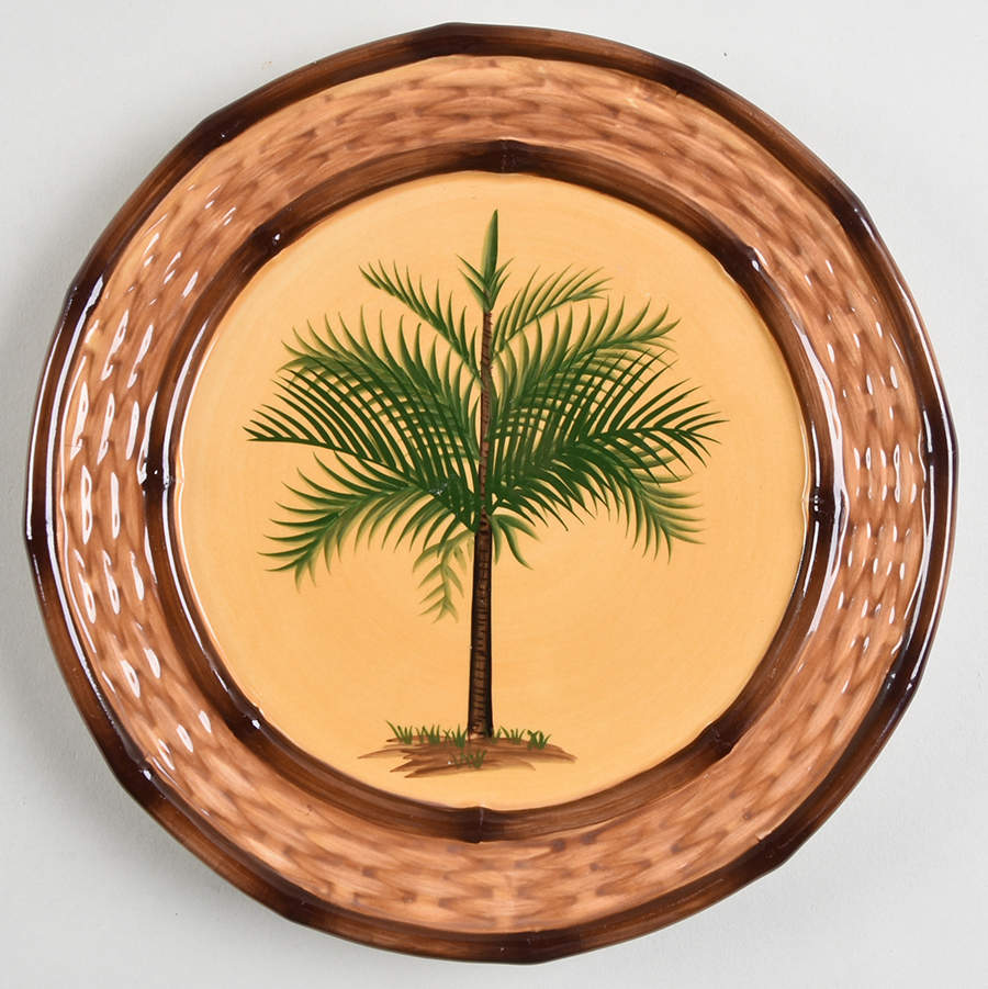 Palm Tree Salad Plate by Pacific Rim-1