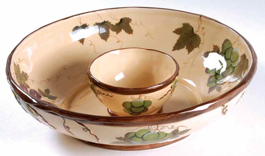 Grape (2 Piece) Chip & Dip Set by Pacific Rim-1