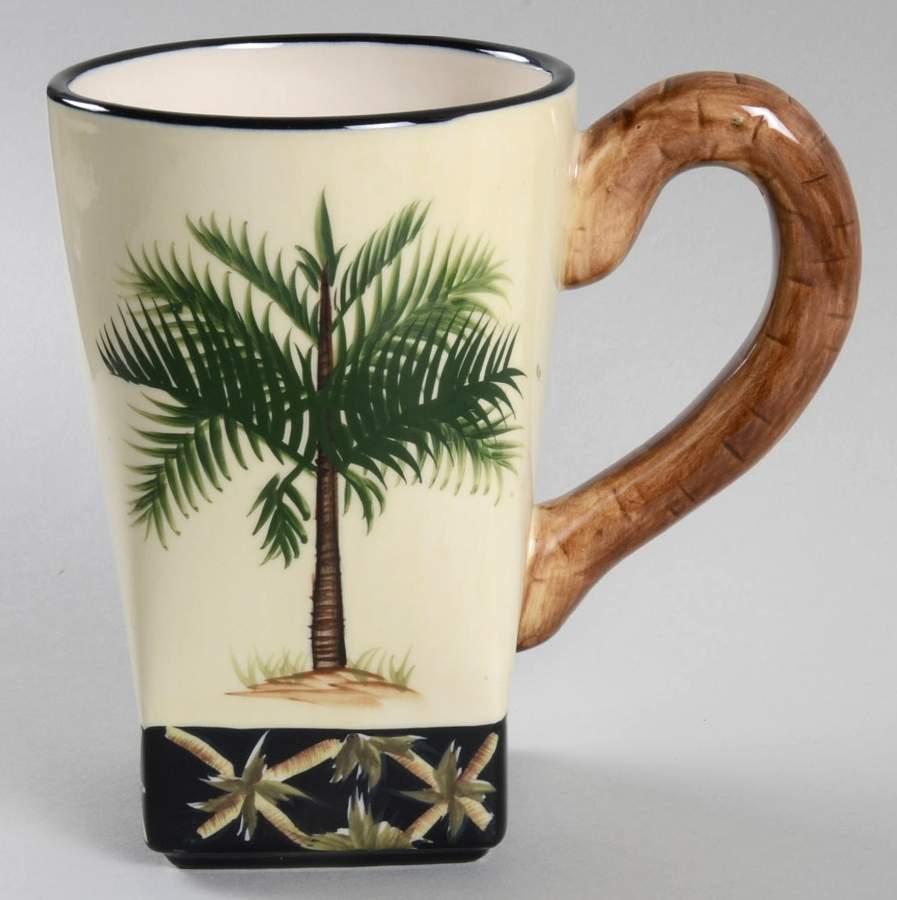 Black Palm Mug by Pacific Rim-1