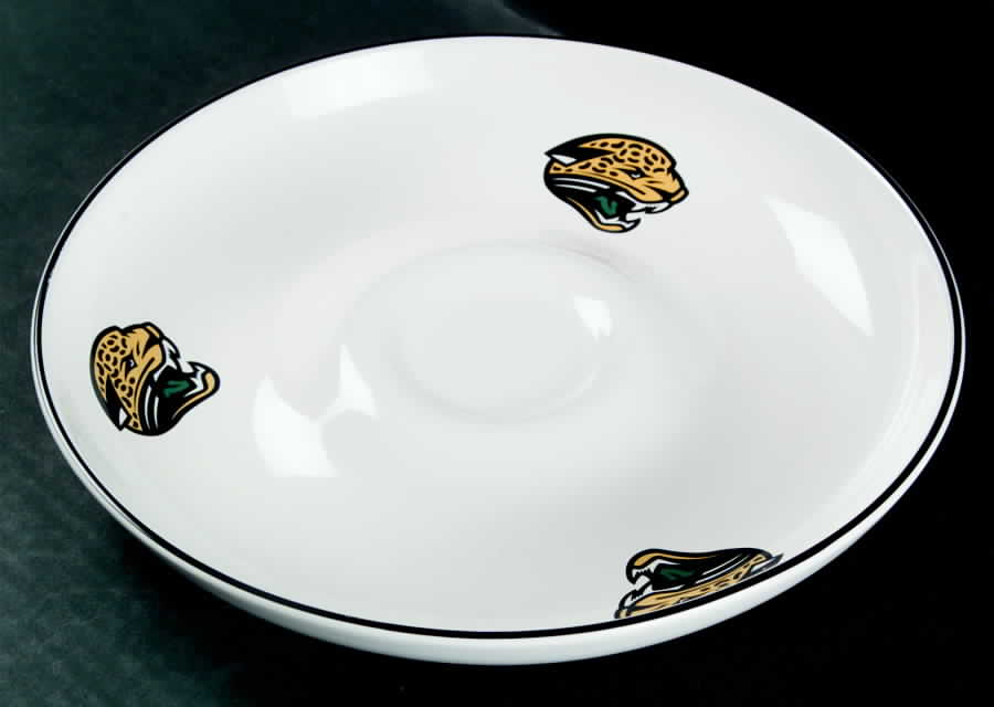 Jacksonville Jaguars Chip Bowl/Plate for Chip & Dip Set by Pfaltzgraff-1