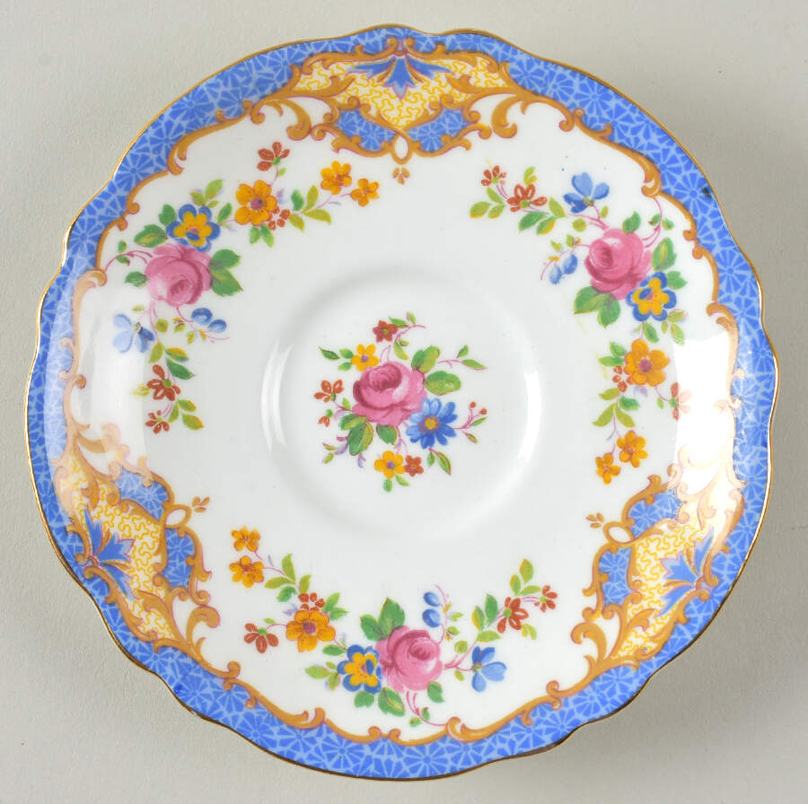 Plymouth (Blue) Saucer by Paragon-1