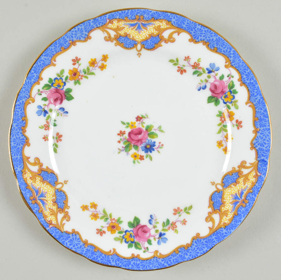 Plymouth (Blue) Dessert/Pie Plate by Paragon-1