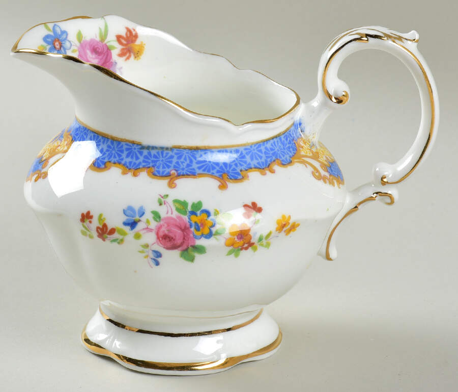 Plymouth (Blue) Creamer by Paragon-1
