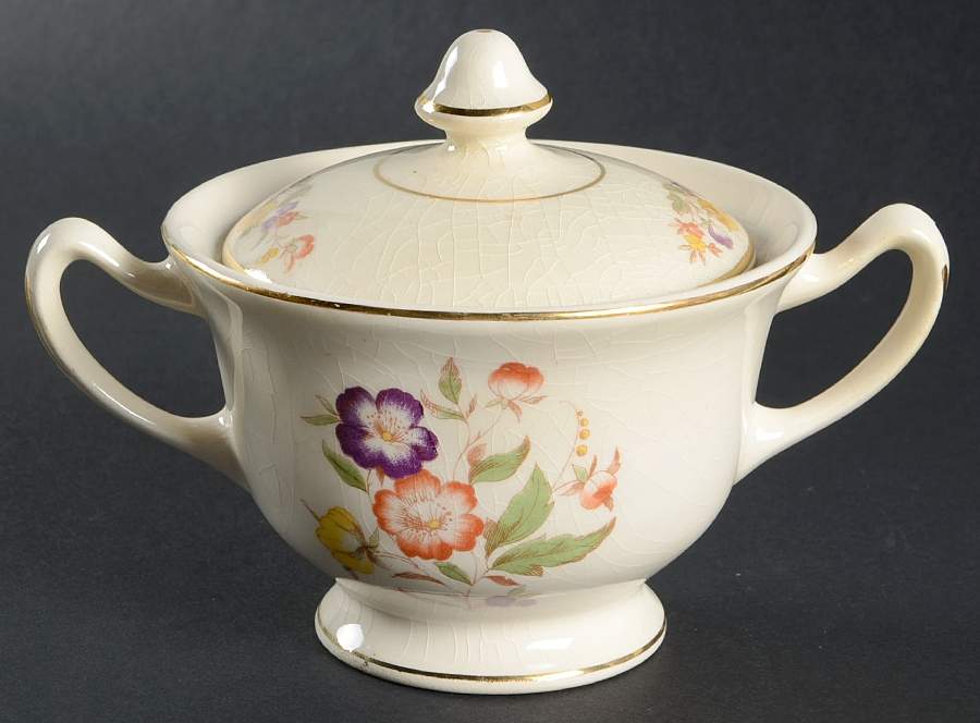 PCP109 Sugar Bowl & Lid by Paden City-1