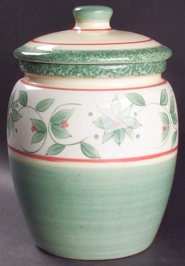 Garden District Medium Canister & Lid by Pfaltzgraff-1