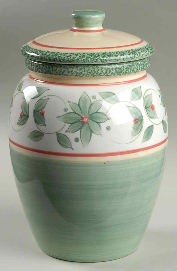 Garden District Large Canister & Lid by Pfaltzgraff-1