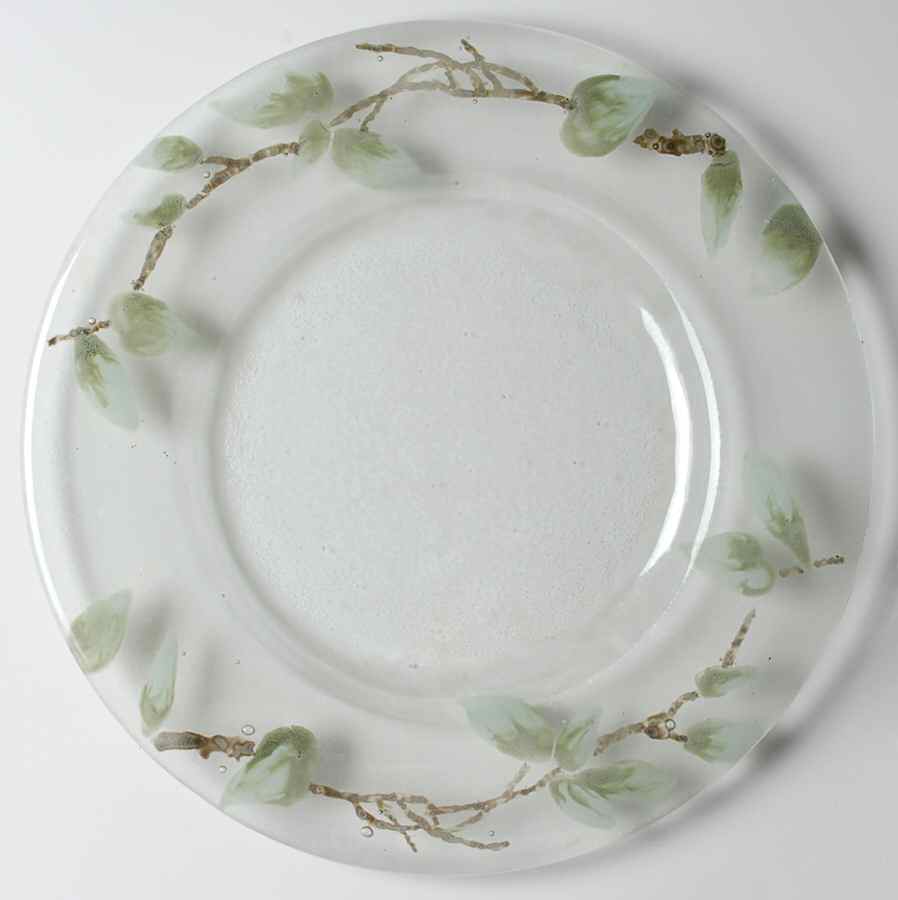 Potter's Glen Round Glassware Platter by Pfaltzgraff-1