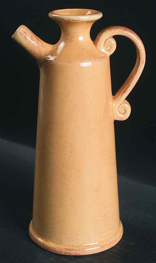 Toscana Gold Oil Jar/Cruet No Stopper by Pier 1-1